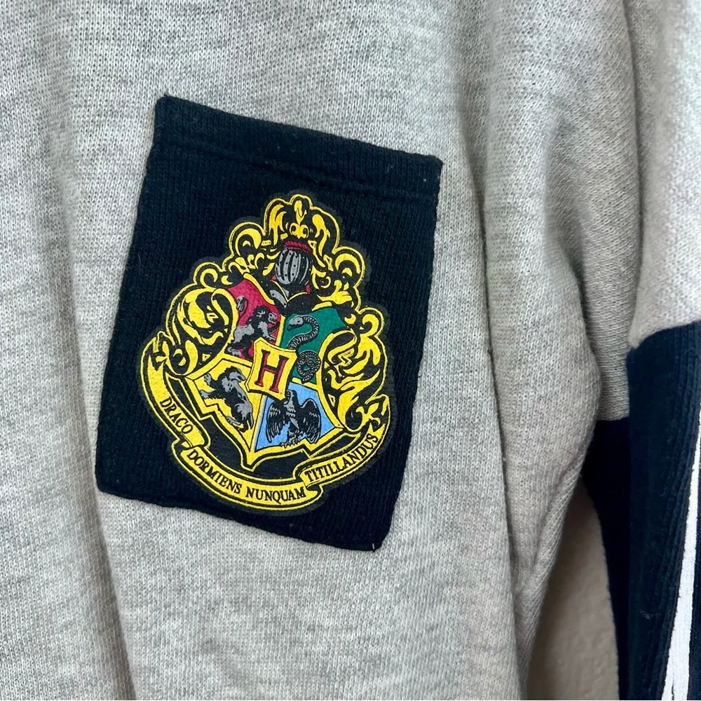 Harry Potter Hogwarts Gray and Blue Long Sleeve Shirt Universal Studios Unisex S - Picture 4 of 4